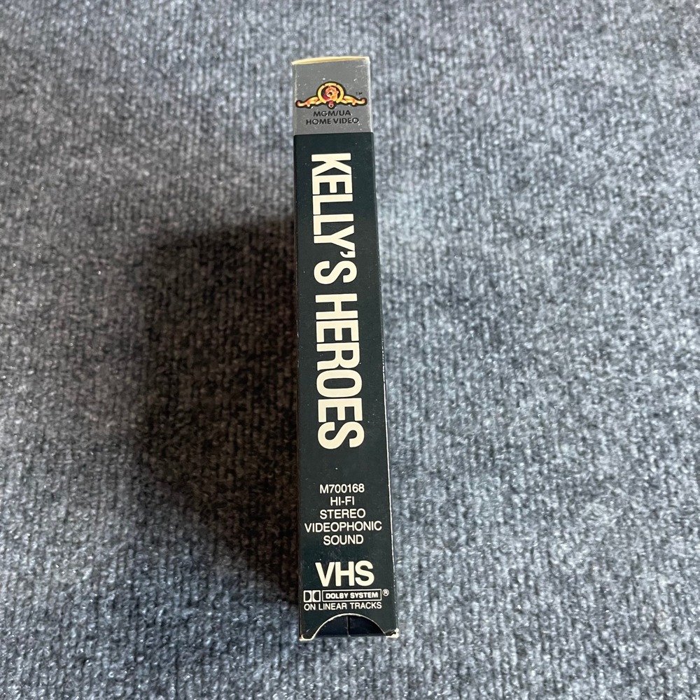 Kellys Heroes VHS Clint Eastwood Telly Savalas MGM UA 1970 War Comedy M700168 - Picture 2 of 10